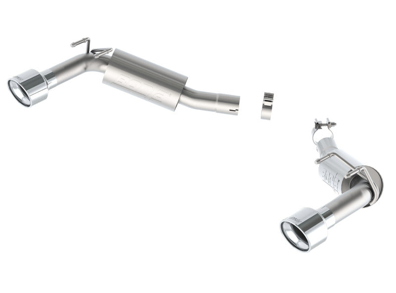 Borla 14-15 Camaro SS 6.2L V8 RWD Single Split Rr Exit S-Type Exhaust (rear section only) - eliteracefab.com