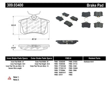 Load image into Gallery viewer, STOPTECH 02-08 AUDI A4 QUATTRO / 2/99-02 AUDI S4 / 93-10 VW GOLF GL/GLS PERFORMANCE REAR BRAKE PADS, 309.03400 - eliteracefab.com