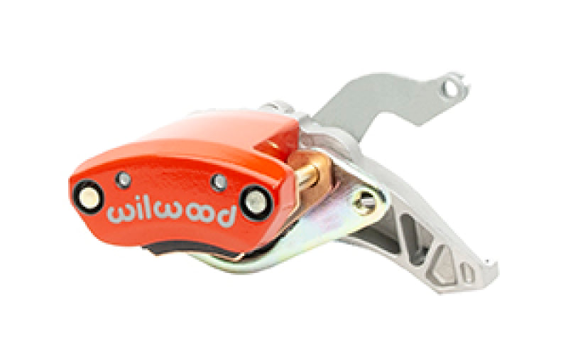 Wilwood Caliper - MC4 Mechanical Right Hand - Red 1.19in Piston 1.10in Rotor - Red Wilwood
