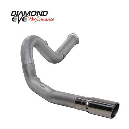 Diamond Eye KIT 5in DPF-BACK SGL AL 07.5-08 CHEVY 6 6L 2500/3500 BPCKGD BX46X14X14OD EL-PL Diamond Eye Performance