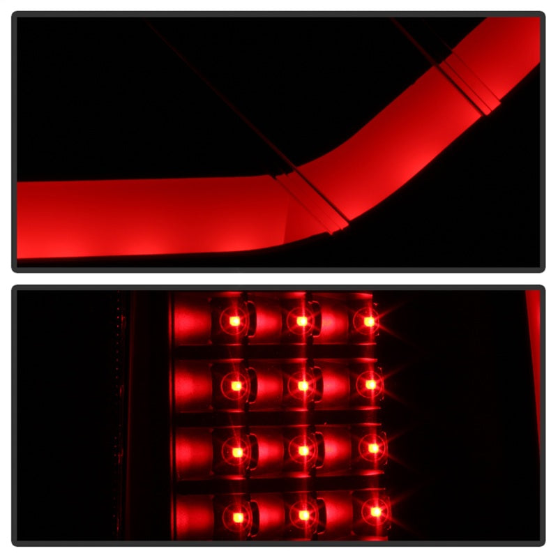 xTune 09-14 Ford F-150 Light Bar LED Tail Lights - Black Smoke (ALT-JH-FF15009-LBLED-BSM) - eliteracefab.com