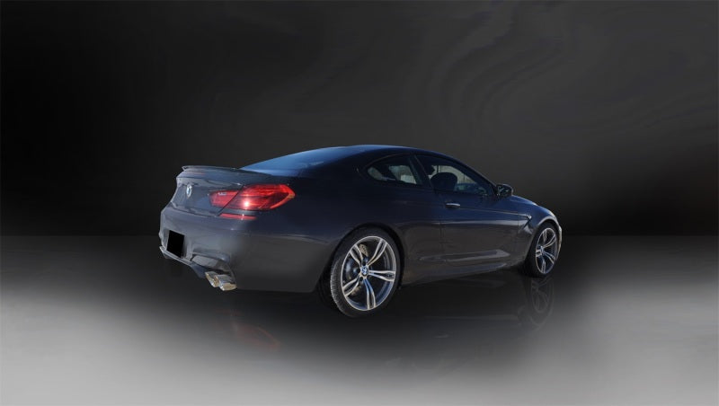 Corsa 12-15 BMW M6 F12 / F13 / F06 Polished Sport Axle-Back Exhaust CORSA Performance