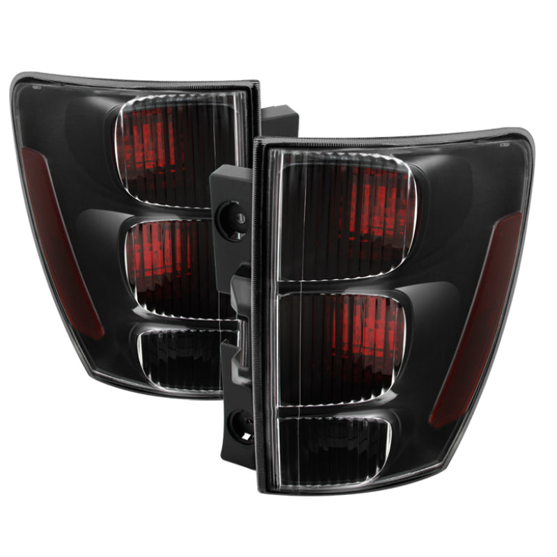 Xtune Chevy Equinox 05-09 OEM Style Tail Lights -Black ALT-JH-CEQ05-OE-RSM - eliteracefab.com