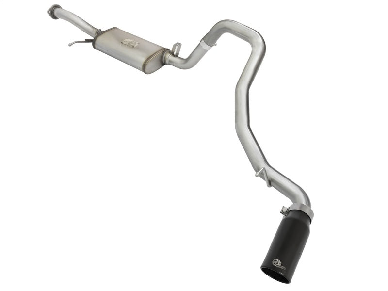 aFe MACHForce XP 2-1/2in SS-304 Cat-Back Exhausts w/ Black Tip 02-16 Nissan Patrol (Y61) I6-4.8L aFe