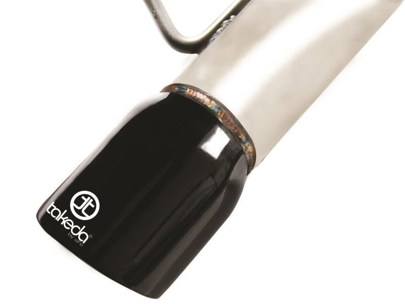 aFe Takeda Exhaust Cat-Back 304 Stainless Steel 11-14 Nissan Juke L4 1.6L (t) Black Tip aFe