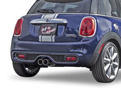 aFe MACHForce XP Exhausts Cat-Back SS-304 14-17 Mini Cooper S Hardtop 2-Door w/ Polished Tips aFe