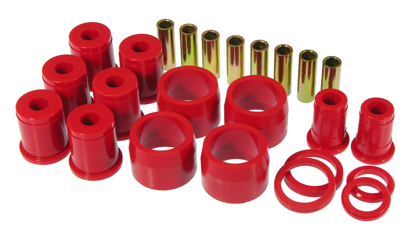 Prothane 65-70 GM Full Size Rear Upper/Lower Control Arm Bushings - Red