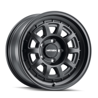 Mayhem 8303 Voyager 17x8.5 / 5x127 BP / 0mm Offset / 78.1mm Hub Matte Black Wheel Mayhem