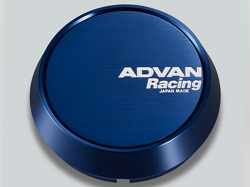 Advan 73mm Middle Centercap - Blue Anodized - eliteracefab.com