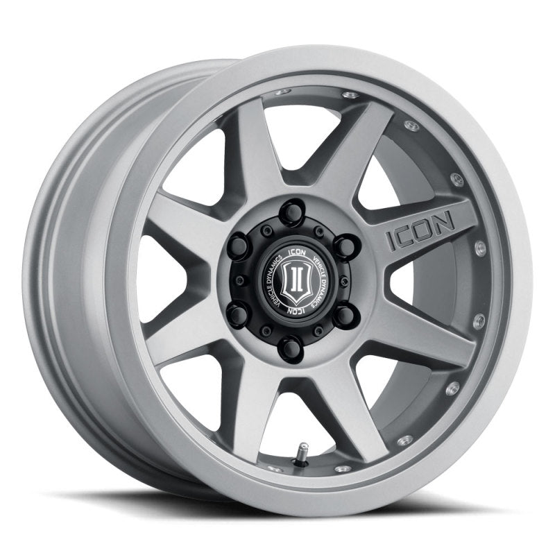 ICON Rebound Pro 17x8.5 5x5 -6mm Offset 4.5in BS 71.5mm Bore Titanium Wheel - eliteracefab.com