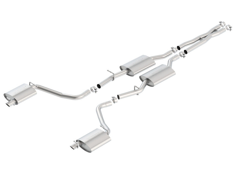 Borla 2015 Dodge Challenger 3.6L V6 S-TYPE Catback Exhaust No Tips Factory Valance - eliteracefab.com