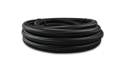 Vibrant -16 AN Black Nylon Braided Flex Hose (10 foot roll) - eliteracefab.com