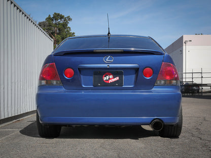 aFe Lexus IS300 01-05 L6-3.0L Takeda Cat-Back Exhaust System- Carbon Fiber Tip aFe
