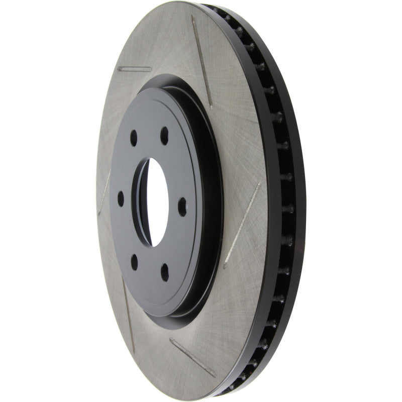 StopTech Power Slot 05-09 Nissan Frontier 2WD / 02-05 Frontier 4WD Slotted Front Left Rotor Stoptech
