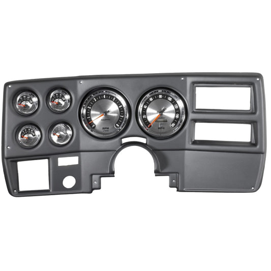 Autometer American Muscle Gauge Kit 6 Pc Chevy Truck/Suburban 73-83 Tach/Mph/Fuel/Oilp/Wtmp/Volt 7027