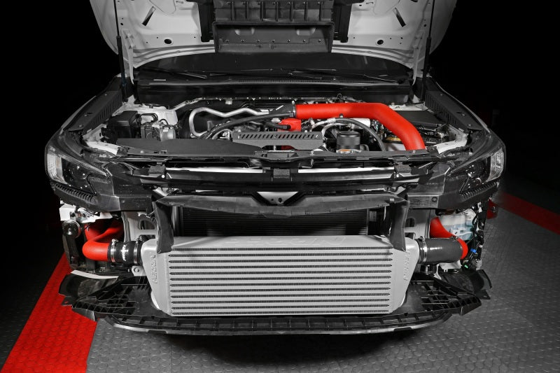 Perrin 22-23 Subaru WRX Front Mount Intercooler Kit (Red Tubes & Silver Core) Perrin Performance