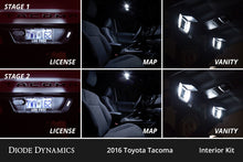 Load image into Gallery viewer, Diode Dynamics 16-23 Toyota Tacoma Interior LED Kit Cool White Stage 1