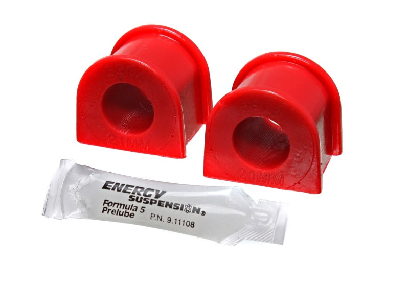 Energy Suspension Subaru Forester/Legacy/Outback/WRX Red 21mm Front Sway Bar Bushing Set - eliteracefab.com