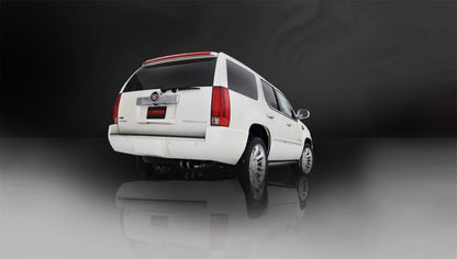 Corsa 11-14 GMC Yukon 6.2L V8 3in Cat-Back Single Side w Twin 4in Black Pro-Series Tips CORSA Performance