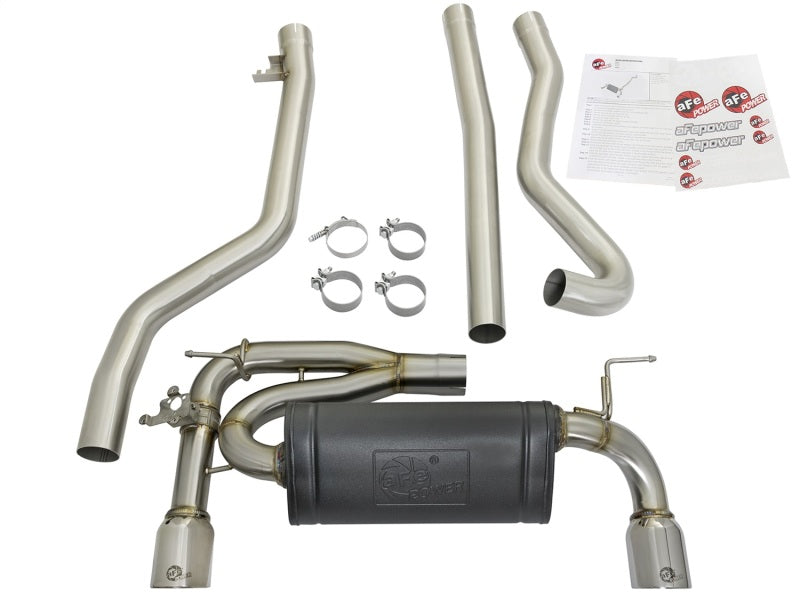 afe POWER MACH Force-Xp 16-17 BMW 340i/340ix/ 3.0L 304 SS Cat-Back Exhaust System - eliteracefab.com