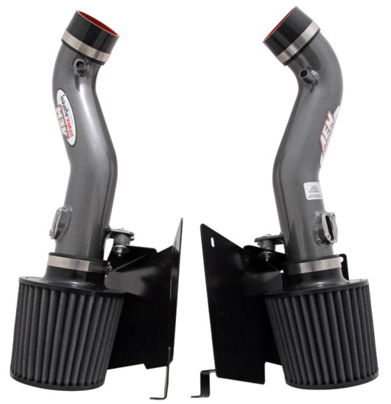 AEM 07 350z Silver Dual Inlet Cold Air Intakes w/ Heat Sheilds - eliteracefab.com