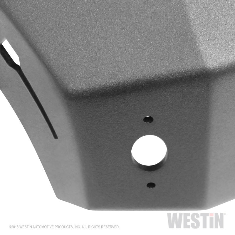 Westin 18-22 Jeep Wrangler JL / 20-22 Gladiator WJ2 Stubby Front Bumper - Tex. Blk Westin