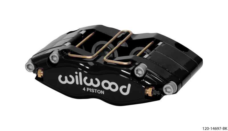 Wilwood Caliper-Dynapro Single 5.98in Mount-Black 1.58in Piston 1.1in Disc Wilwood