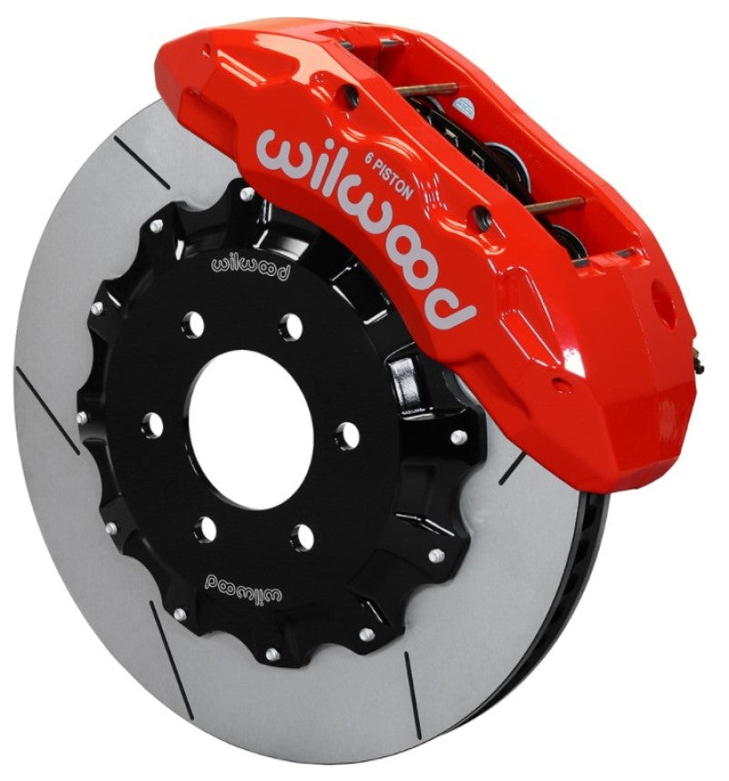 Wilwood TX6R Front Kit 15.50in Rotor w/ Lines - Red - 10-14 Ford F150 Raptor Wilwood