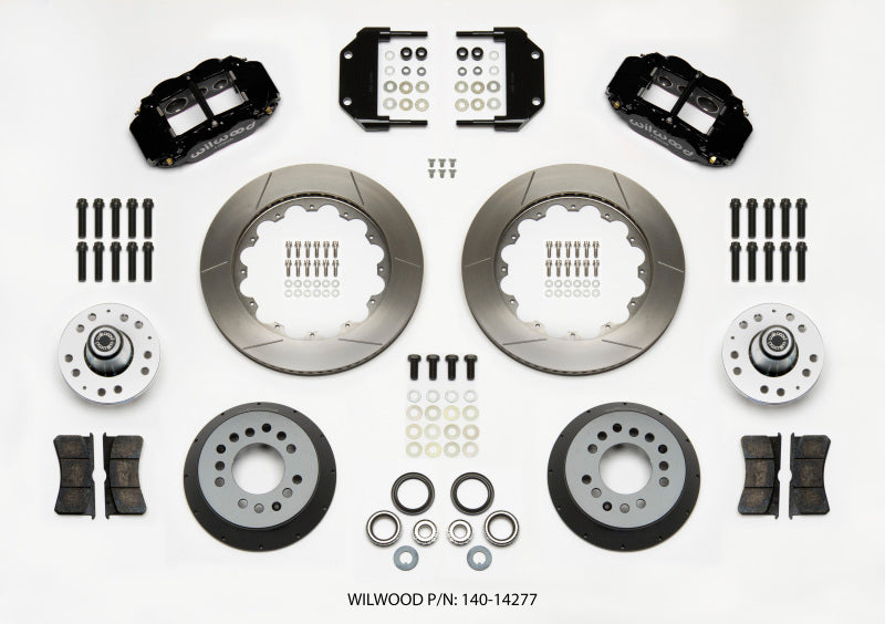 Wilwood Narrow Superlite 6R Front Hub Kit 14.00in Magnum Force Drop Spindle Wilwood
