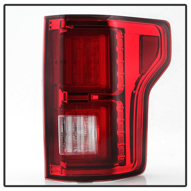 Spyder 18-19 Ford F-150 (w/o Blind Spot Sensor) LED Tail Lights - Red Clear (ALT-YD-FF15018-LED-RC) - eliteracefab.com