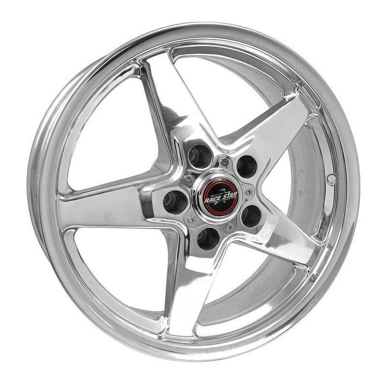 Race Star 92 Drag Star 17x7.00 5x4.75bc 4.88bs Direct Drill Polished Wheel - eliteracefab.com