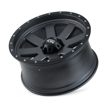 ION Type 134 20x10 / 5x127 BP / -19mm Offset / 83.82mm Hub Matte Gunmetal/Black Beadlock Wheel