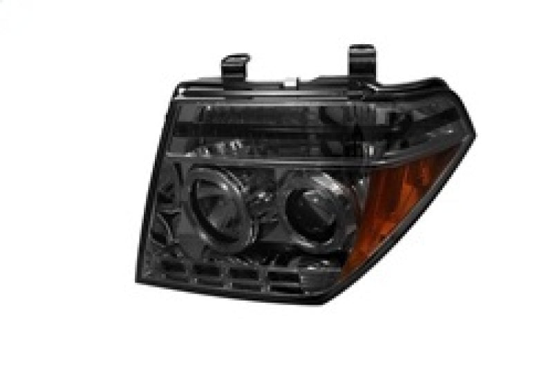 Spyder Nissan Frontier 05-08 Projector Headlights LED Halo LED Smke PRO-YD-NF05-HL-SM - eliteracefab.com