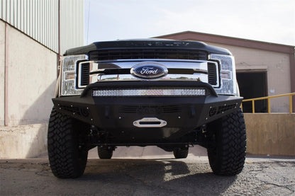 Addictive Desert Designs 17-18 Ford F-250 HoneyBadger Front Bumper w/ Winch Mount Addictive Desert Designs