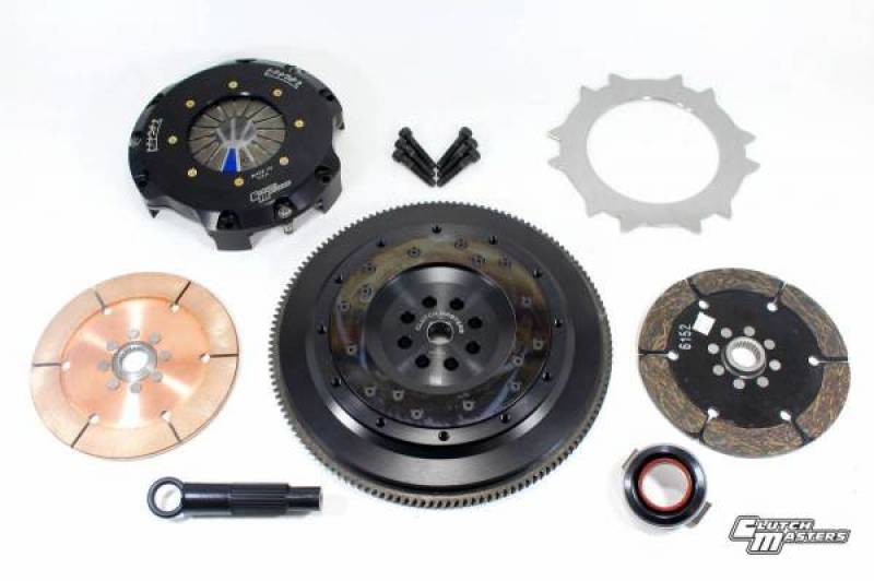 Clutch Masters 17-18 Honda Civic 1.5L Turbo (EX/Si) Race/Street Twin-Disc Clutch Kit w/Alum Flywheel - eliteracefab.com