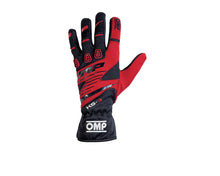 Load image into Gallery viewer, OMP KS-3 Gloves Black/Red - Size 4 (For Children)