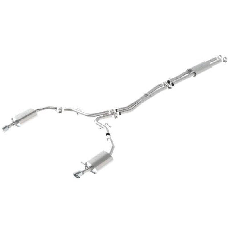 Ford Racing 10-17 Taurus Sho Cat-Back Touring Exhaust System - Chrome Tips Ford Racing