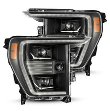 Load image into Gallery viewer, AlphaRex 21-22 Ford F150 PRO-Series Projector headlights Black w/Activ Light/Seq Signal - eliteracefab.com