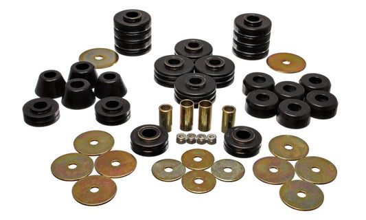 Energy Suspension 73-95 K5 Blazer Black Body(cab) Mount Set - eliteracefab.com