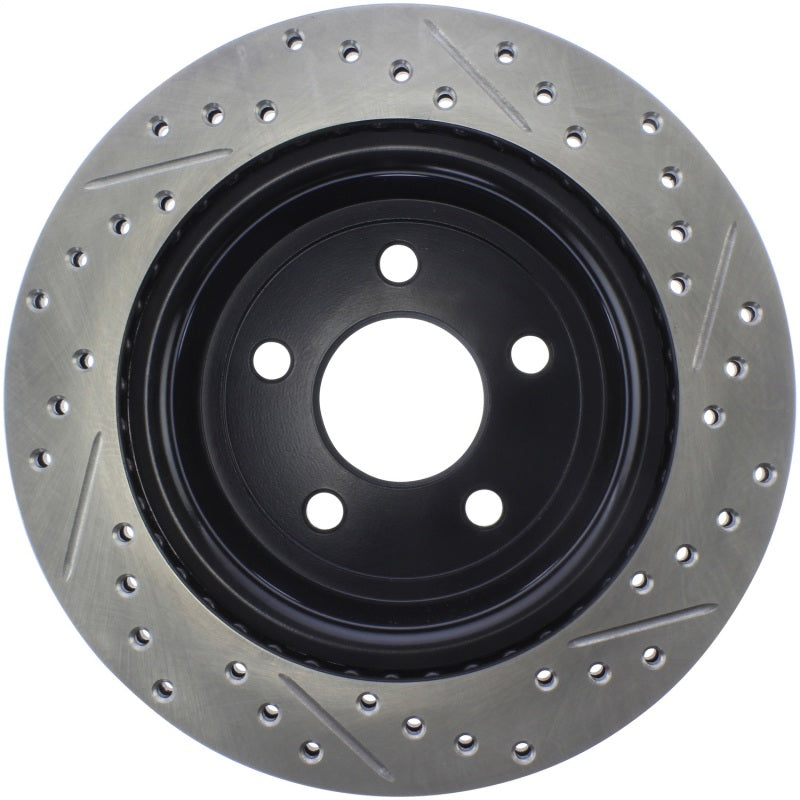 StopTech Slotted & Drilled Sport Brake Rotor - eliteracefab.com