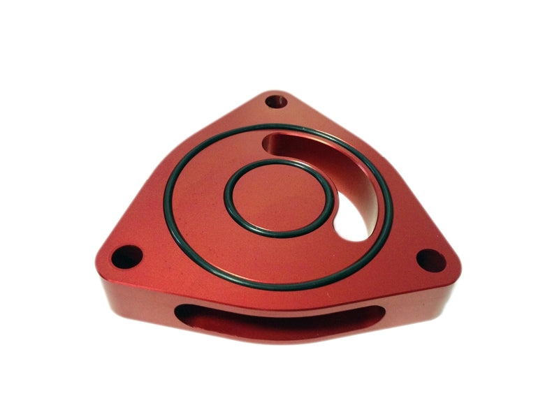 Torque Solution Blow Off BOV Sound Plate (Red): Hyundai Genesis Coupe 2.0T ALL - eliteracefab.com