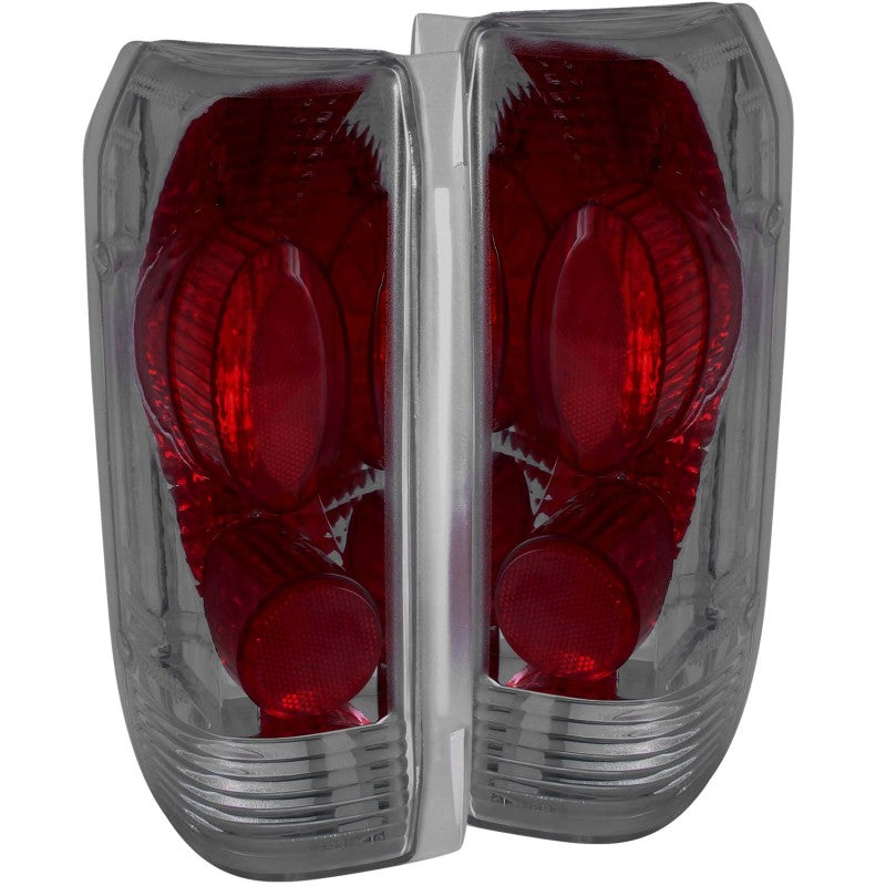 ANZO 1989-1996 Ford F-150 Taillights Smoke ANZO