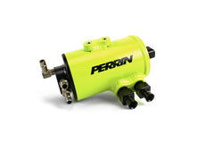 Perrin 02-07 Subaru WRX/STI Air Oil Separator - Neon Yellow - eliteracefab.com