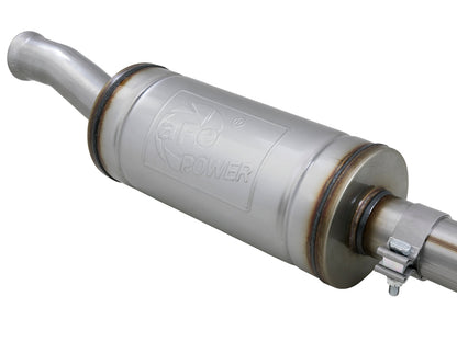 aFe MACH Force-Xp 2.5in 409SS Axle-Back Hi-Tuck Exh Sys w/ Pol Tip 18-20 Jeep Wrangler (JL) V6 3.6L aFe