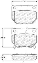 Load image into Gallery viewer, StopTech Performance 06-07 WRX Rear Brake Pads - eliteracefab.com