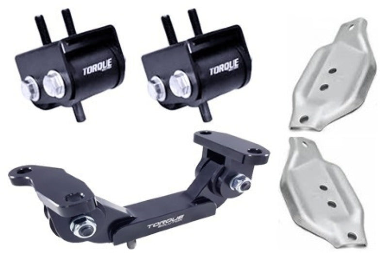 Torque Solution Engine/Transmission Mount Kit w/ OEM Mount Plates: 02-14 Subaru WRX / 04+ STI - eliteracefab.com