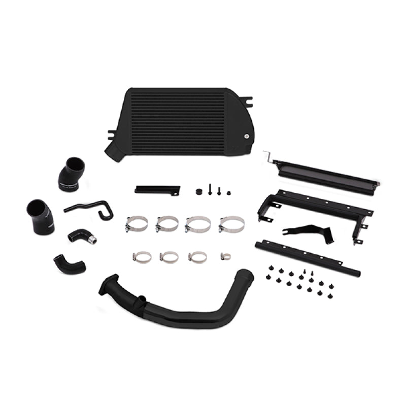 Mishimoto 2015 Subaru WRX Top-Mount Intercooler Kit - Powder Coated Black & Black Pipes - eliteracefab.com