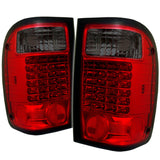 Spyder Ford Ranger 01-05 LED Tail Lights Red Smoke ALT-YD-FR98-LED-RS