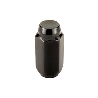McGard Hex Lug Nut (Cone Seat) M14X1.5 / 22mm Hex / 1.945in. Length (4-Pack) - Black McGard