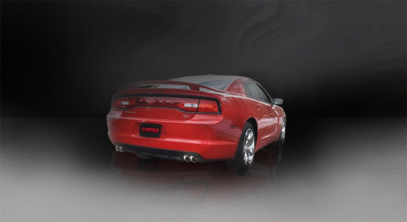 Corsa 11-13 Dodge Charger R/T 5.7L V8 Polished Xtreme Cat-Back Exhaust - eliteracefab.com